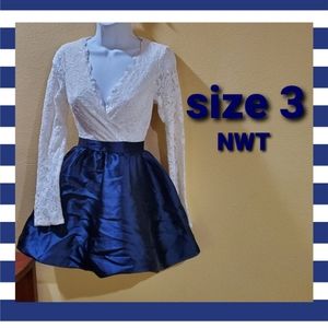 Long sleeve cocktail